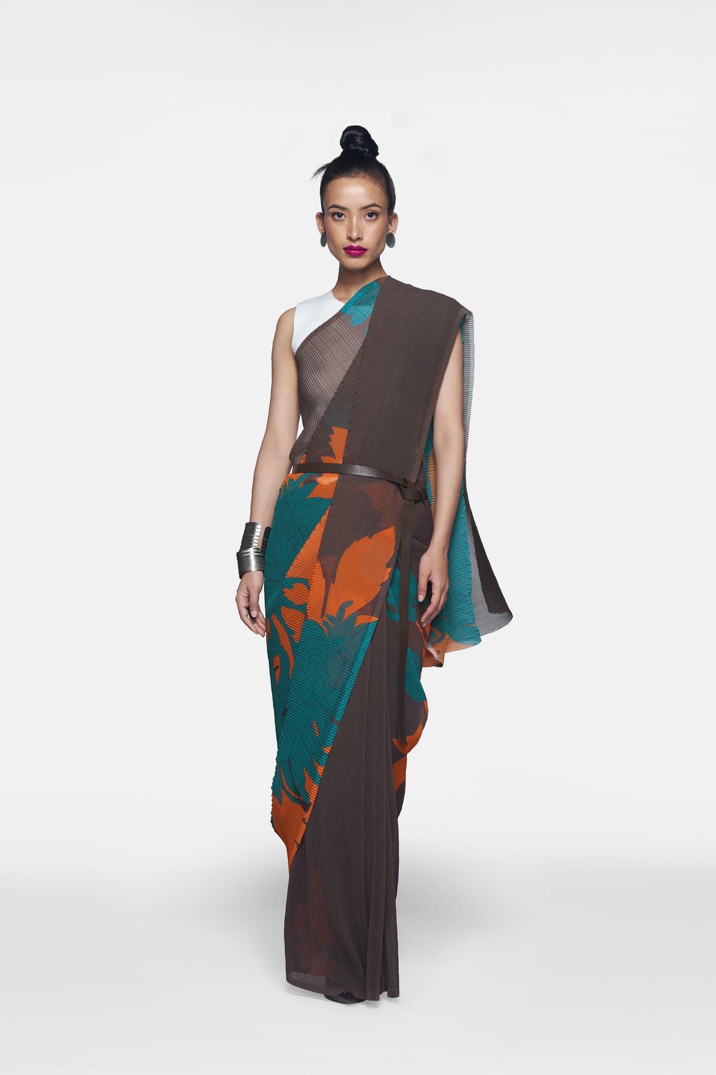 Pleated Sari