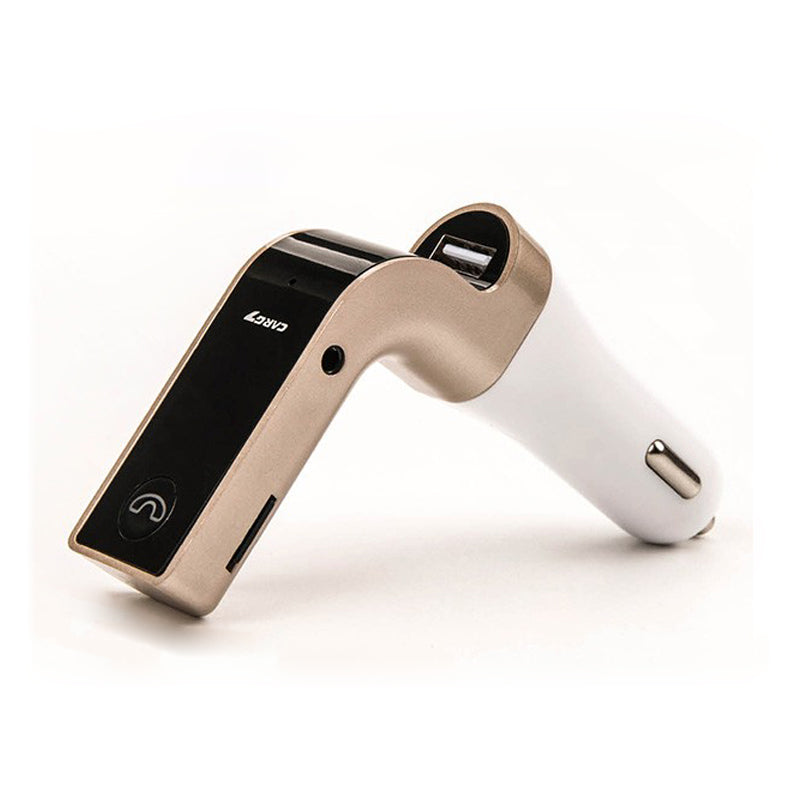 New Bluetooth Handfree Car Kit Car MP3 Player For Mobile Phone FM Transmitter Car Charger Voltmeter Intelligent Current Output