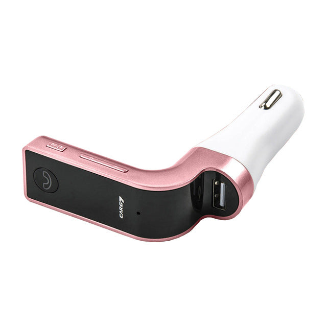 New Bluetooth Handfree Car Kit Car MP3 Player For Mobile Phone FM Transmitter Car Charger Voltmeter Intelligent Current Output