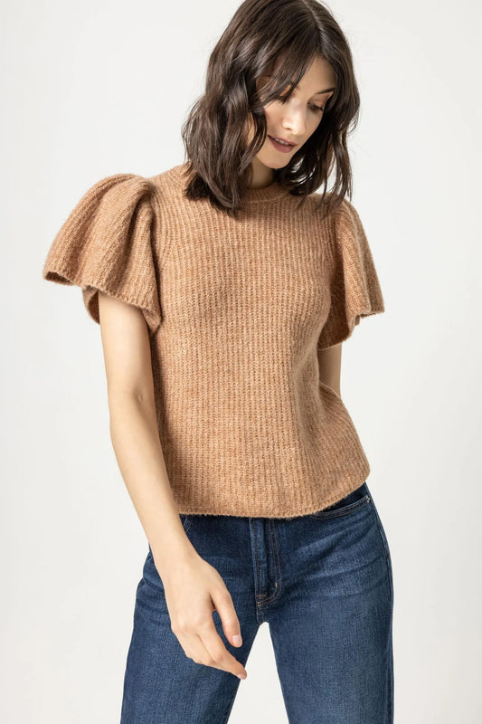 Flutter Sleeve Sweater