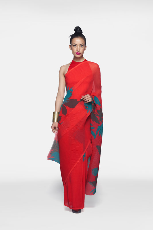 Pleated Sari