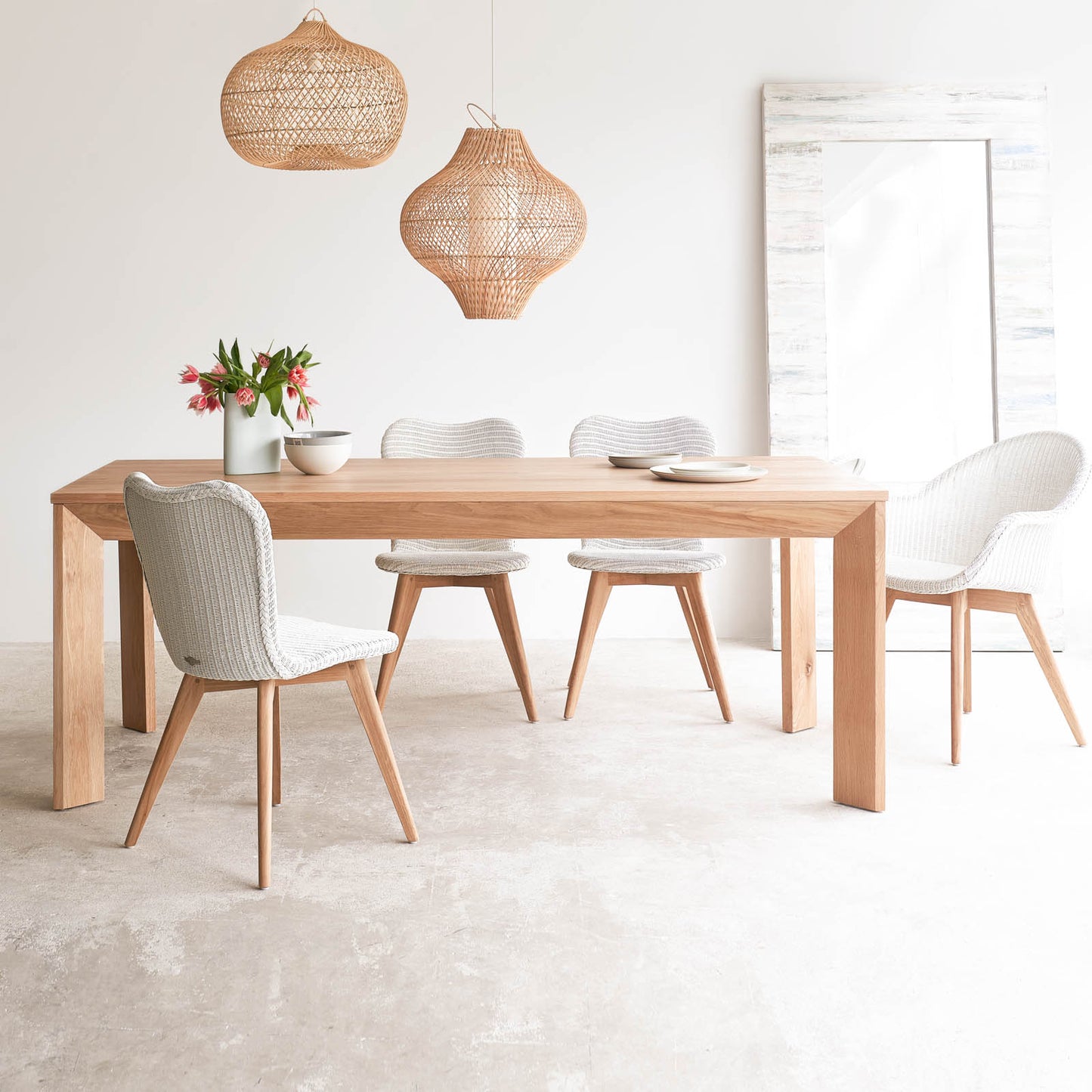 Oak Dining Table | Kasper - Natural