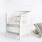 African Malawi Armchair | White (76cm)