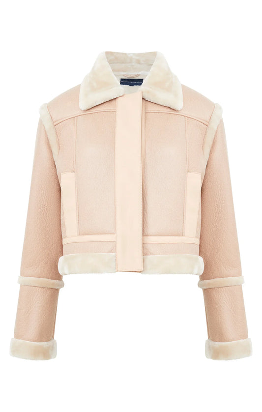 Belen Faux Fur Crop Jacket - Madison's Niche 