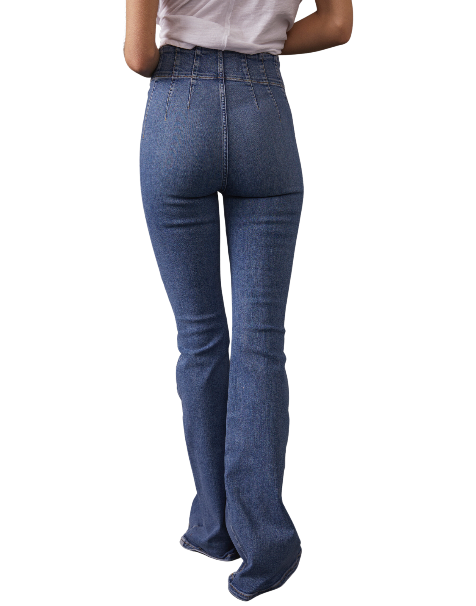 Jayde Flare Jeans in Sunburst Blue - Madison's Niche 