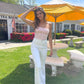 Jayde Flare Jeans in Pure White - Madison's Niche 