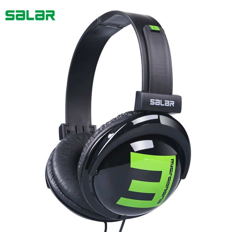 Salar Big E 3.5mm Wired Gaming Headphones Adjustable Foldable Headset Over Ear Stereo Deep Bass for Phone Tablets Computer