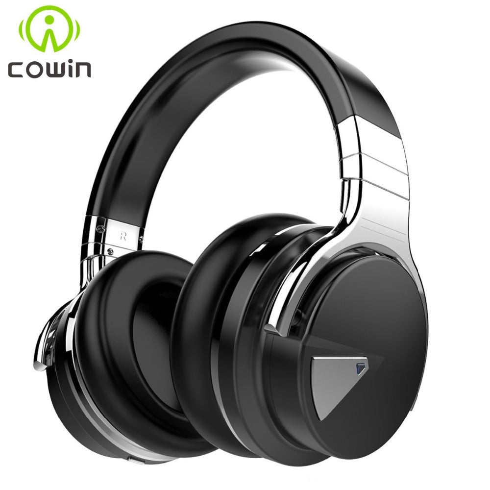 Cowin E-7 Active Noise Cancelling Bluetooth Headphones Wireless Headset Deep bass stereo Headphones with Microphone for phone