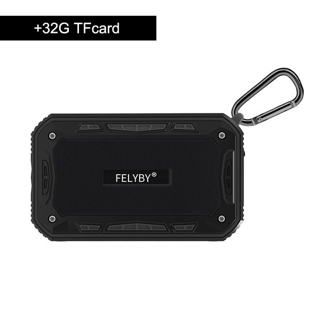 FELYBY Professional S618 Mini Portable Outdoor Wireless Bluetooth Stereo Speaker 3 color Waterproof for Sport and Phone Computer