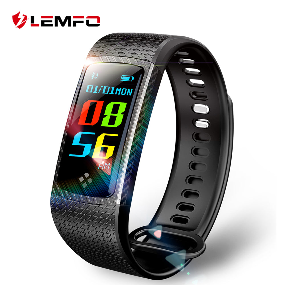 LEMFO LT01 S9 Fitness Bracelet Wristbands Color LCD Screen Smart Band IP67 Waterproof Fitness Bracelet Heart Rate Monitor band