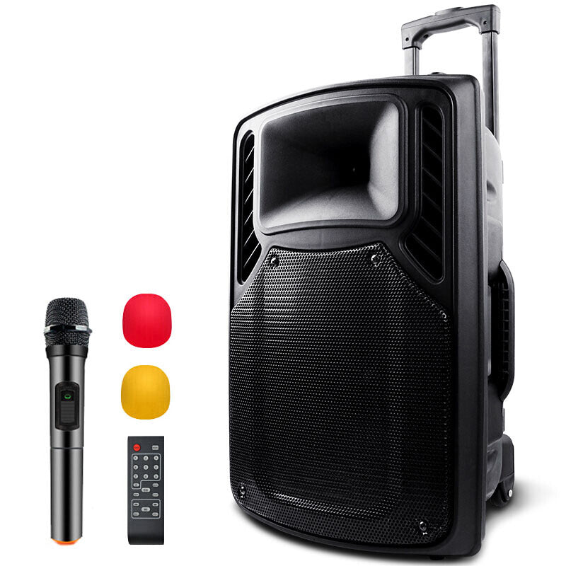 Kaoshi 12 inch high power Outdoor speaker,portable PA Bluetooth speaker,with remote control,street performance speaker,Boom Box