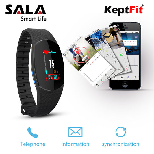 Keptfit Smart Bracelet Fitness Tracker OLED Sleep Heart Rate Blood Pressure Monitor IP67 Waterproof Bluetooth Smart Wristbands